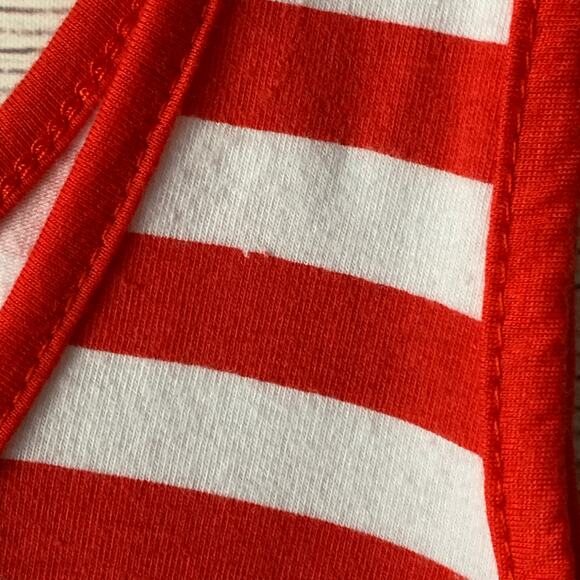 IML Isaac Morris Stripe USA Bodysuit Red White Blue Tank Size L - Picture 8 of 12